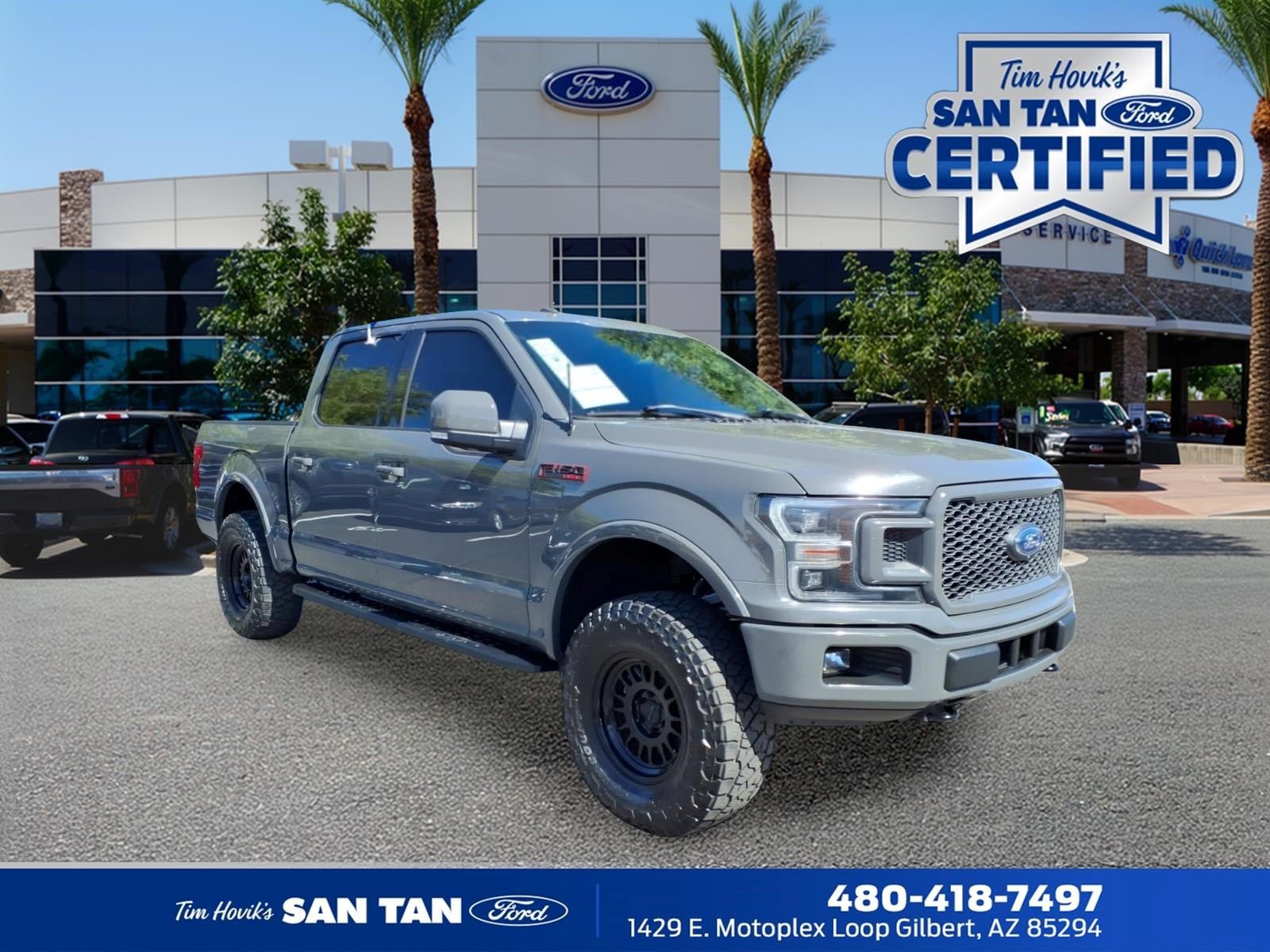 Certified 2018 Ford F150 Lariat w/ Equipment Group 502A Luxury AWD/4WD image 1