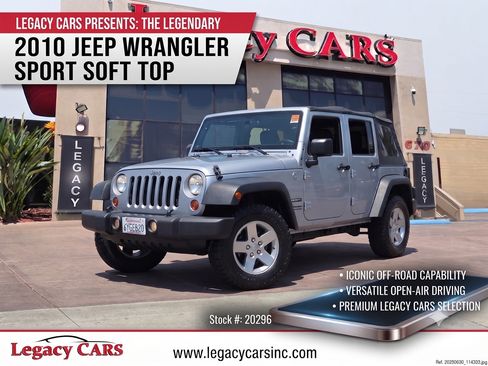 Used 2010 Jeep Wrangler Unlimited Sport AWD/4WD image 2