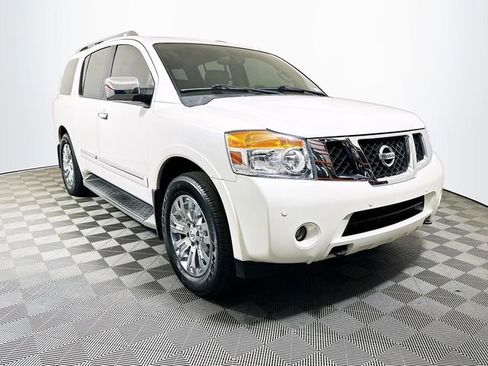 Used 2015 Nissan Armada Platinum w/ 2nd Row Captain Seat Package image 1