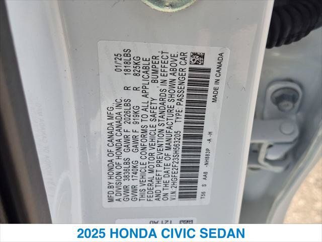 Certified 2025 Honda Civic LX image 26