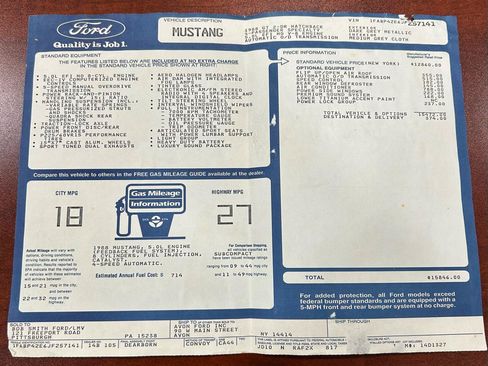 Used 1988 Ford Mustang GT RWD image 26