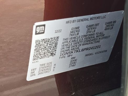 Used 2023 Chevrolet Tahoe High Country w/ LPO, Illumination Package image 18