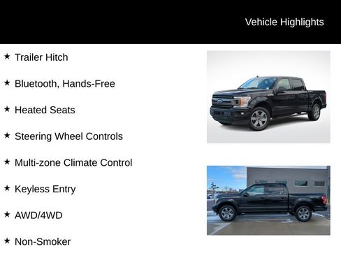 Used 2018 Ford F150 XLT w/ Equipment Group 302A Luxury image 26