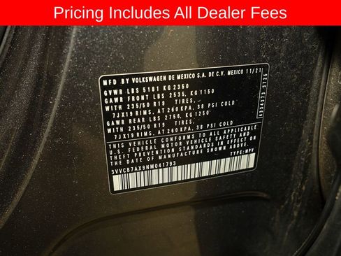 Used 2022 Volkswagen Tiguan SE R-Line FWD image 24
