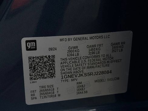 Certified 2024 Chevrolet Traverse Z71 w/ Enhanced Driving Package AWD/4WD image 27