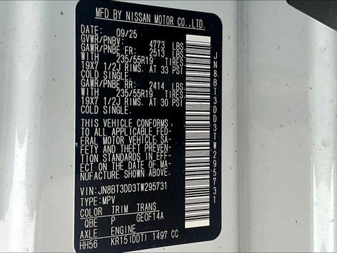 New 2026 Nissan Rogue Platinum image 14