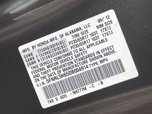 Used 2013 Honda Odyssey EX-L image 32