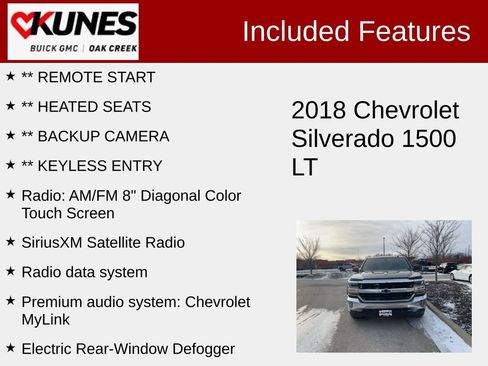 Used 2018 Chevrolet Silverado 1500 LT w/ All Star Edition image 2
