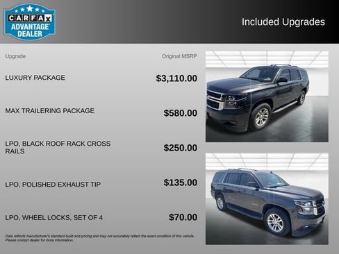 Used 2016 Chevrolet Tahoe LT w/ Luxury Package RWD image 3