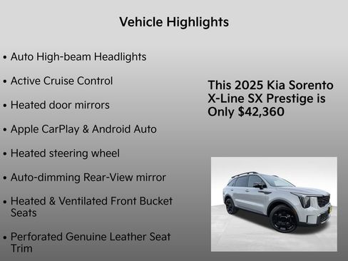 New 2025 Kia Sorento SX Prestige image 10