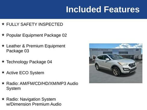 Used 2013 Hyundai Santa Fe Sport w/ Technology Pkg FWD image 5