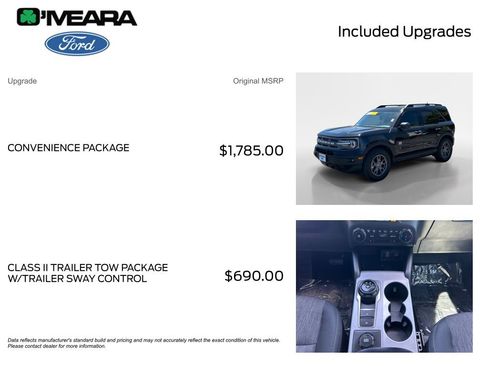 Used 2023 Ford Bronco Sport Big Bend w/ Convenience Package AWD/4WD image 4