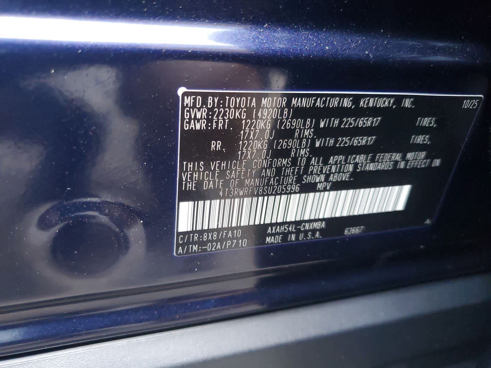 Used 2025 Toyota RAV4 XLE w/ Convenience Package AWD/4WD image 21