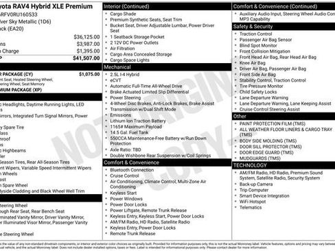 Used 2024 Toyota RAV4 XLE Premium w/ Weather Package AWD/4WD image 33