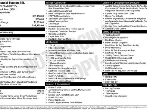 Certified 2024 Hyundai Tucson SEL AWD/4WD image 36
