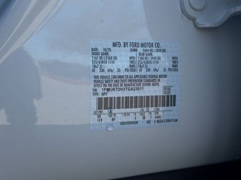 New 2026 Ford Explorer Active image 67