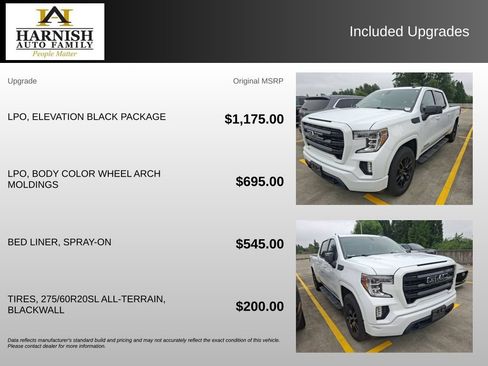 Used 2022 GMC Sierra 1500 Elevation w/ LPO, Elevation Black Package AWD/4WD image 4