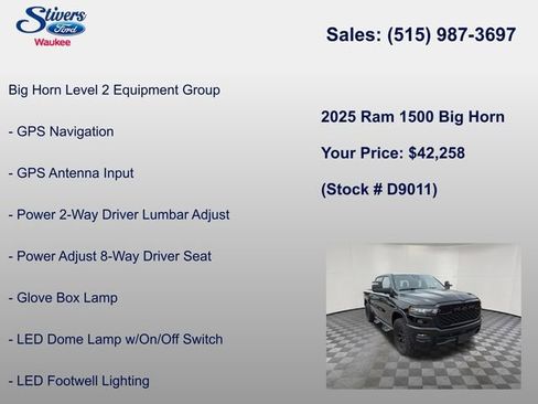 Used 2025 RAM 1500 Big Horn AWD/4WD image 22