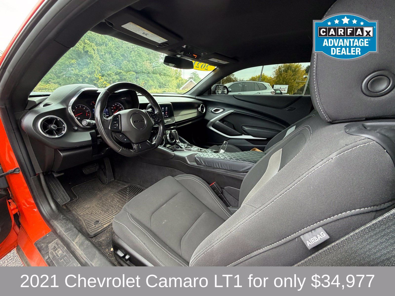 Used 2021 Chevrolet Camaro LT w/ RS Package RWD image 8