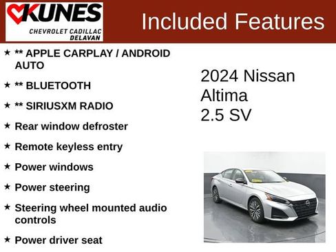 Used 2024 Nissan Altima 2.5 SV image 3