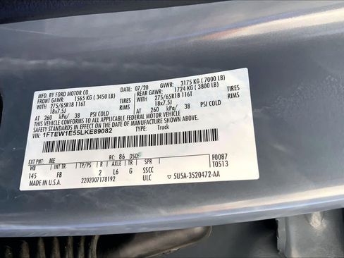 Used 2020 Ford F150 XLT w/ Equipment Group 302A Luxury image 34