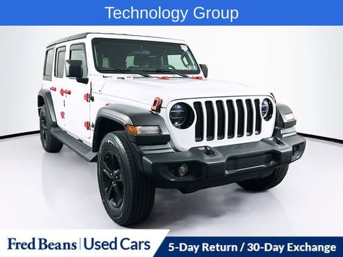 Certified 2022 Jeep Wrangler Unlimited Sport AWD/4WD image 1