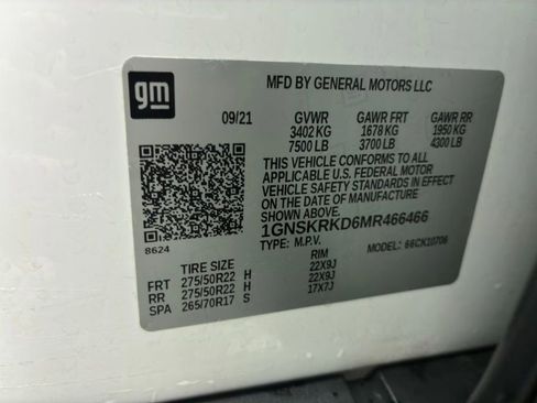 Used 2021 Chevrolet Tahoe RST w/ Luxury Package AWD/4WD image 54