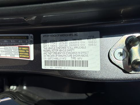 Certified 2020 Acura RDX FWD w/ Technology Package image 36