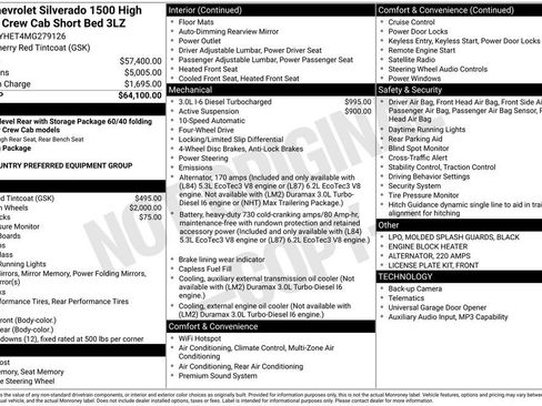 Used 2021 Chevrolet Silverado 1500 High Country image 19