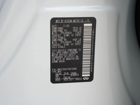 New 2026 INFINITI QX80 Pure w/ Cargo Package image 27