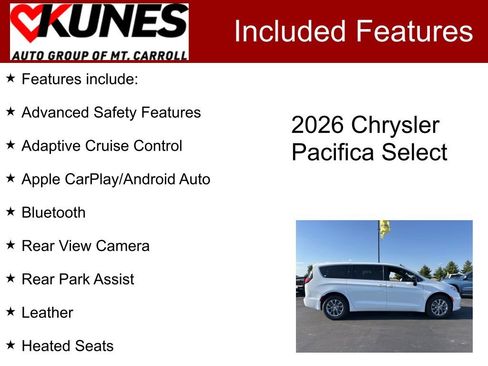 New 2026 Chrysler Pacifica Select image 3