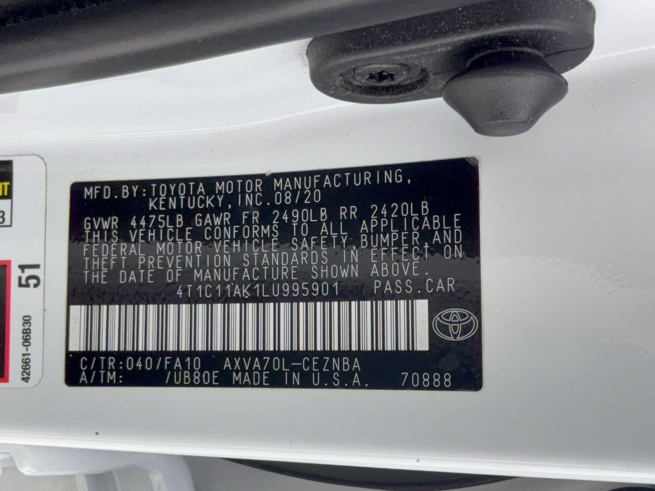 Used 2020 Toyota Camry LE FWD image 31