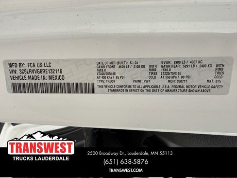 Used 2024 RAM ProMaster 2500 w/ Convenience Group FWD image 20