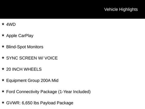 New 2026 Ford F150 STX w/ Equipment Group 200A AWD/4WD image 3
