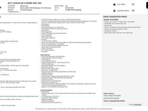 Used 2017 Lexus GX 460 Premium image 2