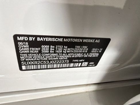 Used 2018 BMW X5 sDrive35i w/ M Sport Package RWD image 12