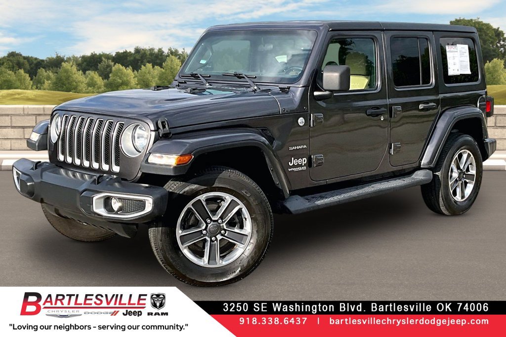 Used 2021 Jeep Wrangler Unlimited Sahara AWD/4WD image 1