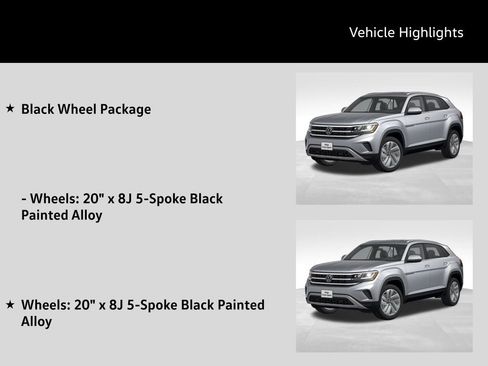Used 2023 Volkswagen Atlas Cross Sport SE w/ Black Wheel Package image 2