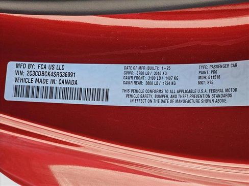 New 2025 Dodge Charger R/T w/ Quick Order Package 25M R/T image 19