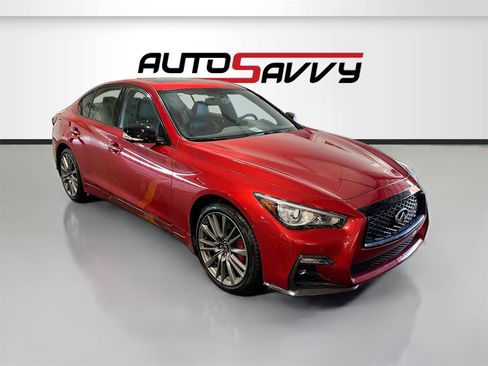 Used 2021 INFINITI Q50 Red Sport 400 image 1