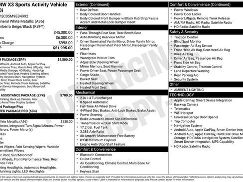 Used 2021 BMW X3 xDrive30i w/ Premium Package image 4