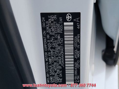 Certified 2024 Toyota Mirai XLE w/ Advanced Technology Package image 16