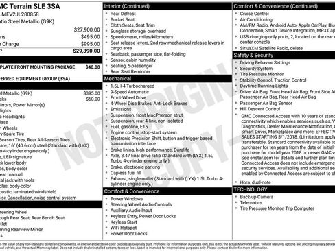 Used 2018 GMC Terrain SLE image 33