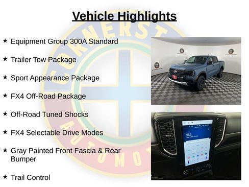 New 2025 Ford Ranger XLT w/ FX4 Off-Road Package AWD/4WD image 2