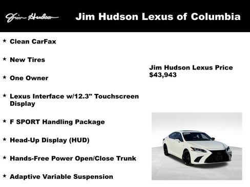 Certified 2023 Lexus ES 350 F Sport image 4