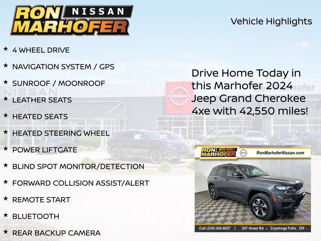 Used 2024 Jeep Grand Cherokee Limited 4xe AWD/4WD image 14