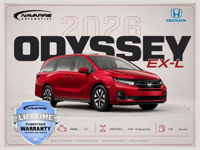 New 2026 Honda Odyssey EX-L image 1