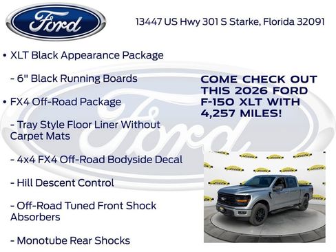 New 2026 Ford F150 XLT w/ FX4 Off-Road Package AWD/4WD image 20