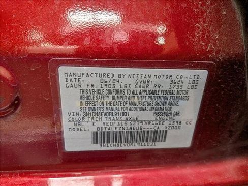 Used 2024 Nissan Versa SV FWD image 16