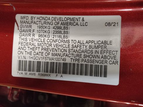 Used 2021 Honda Accord EX-L image 33